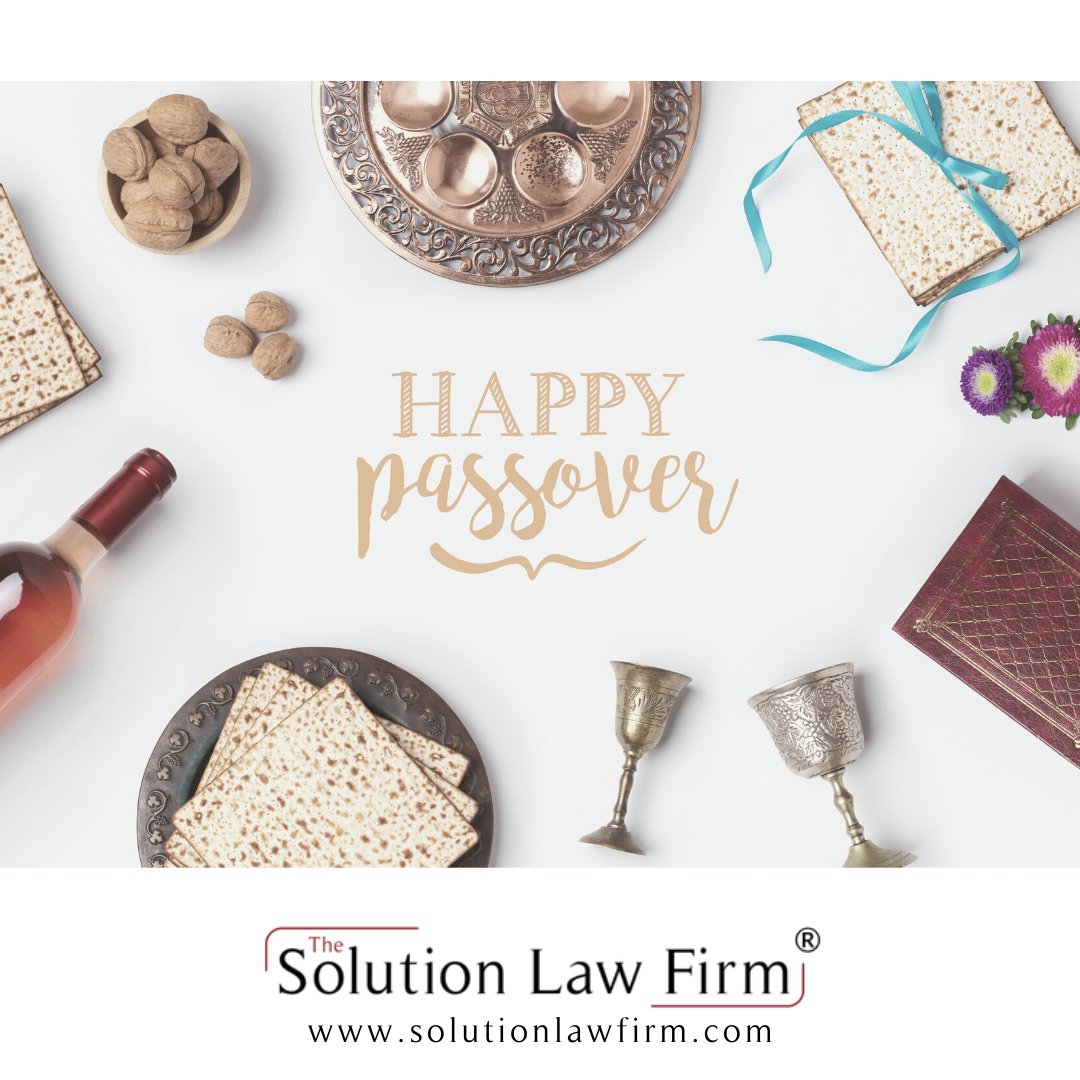 Happy Passover to those celebrating!

#happypassover #letscelebrate #estateplanning #solutionlawfirm