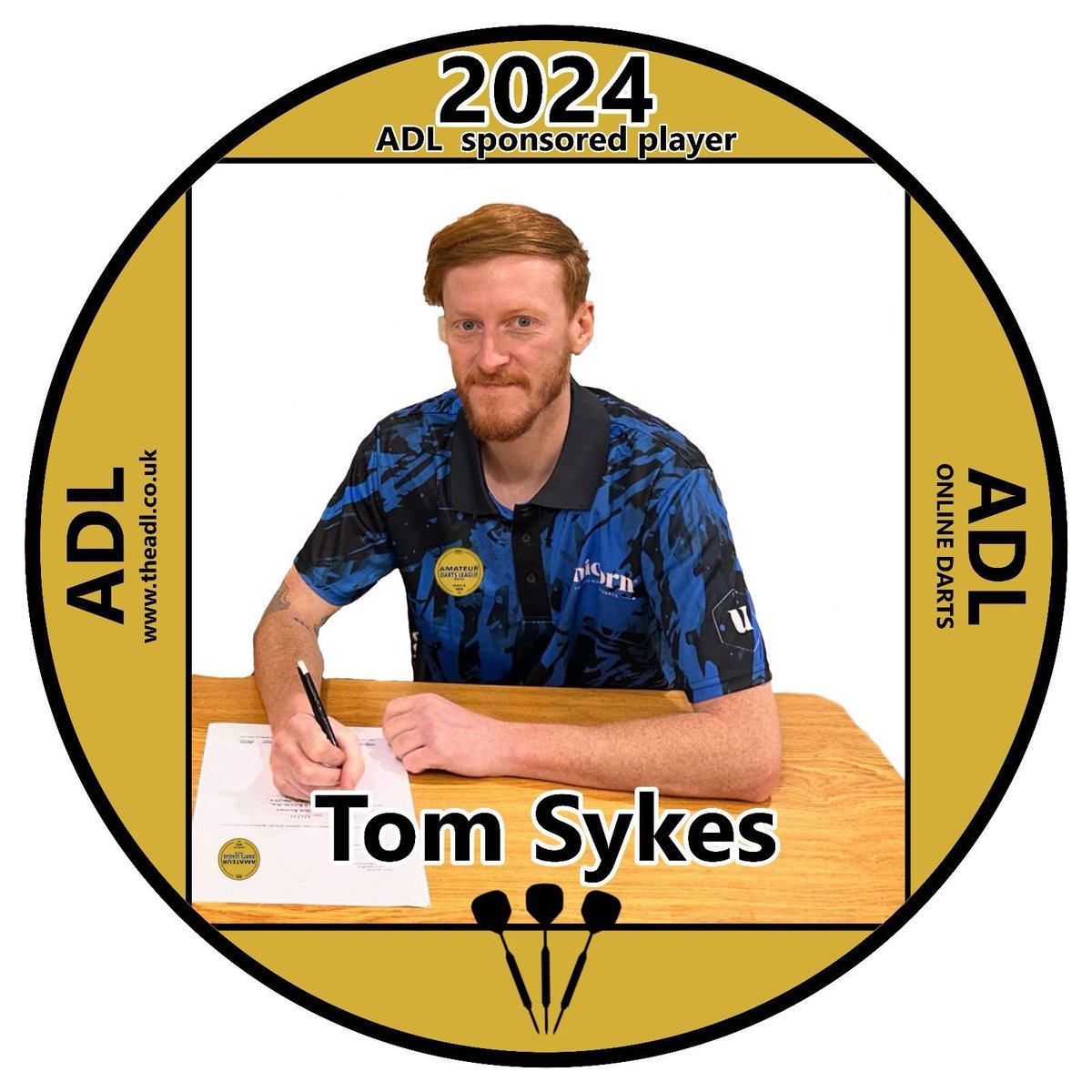 📣SPONSORSHIP ANNOUNCEMENT📣

🟨⬛️🟨⬛️ @TheadlDarts 🟨⬛️🟨⬛️

I am pleased to announce another Sponsor to the shirt for the remainder of the year!

This is a fantastic opportunity for myself to showcase Online Darts away from the main circuit and a partnership which excites me