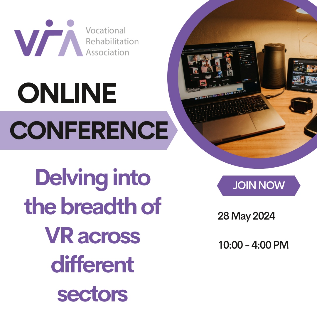 Join us for a day that explores the impact of VR across different industry sectors. Hear from expert speakers where VR is applied, including government, NHS, clinical, legal and research, to help people stay in, return to and maintain work. Over the day, you will learn abo...