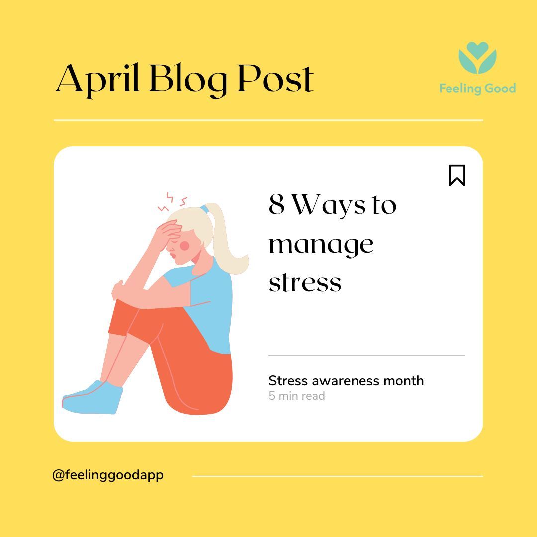 April is stress awareness month, there are increasing factors contributing to stress in individuals, be it from the cost of living, the consequences of the pandemic, or just general life. Read our blog on 8 ways to manage stress to help you to Feel Good! buff.ly/3W7s34c