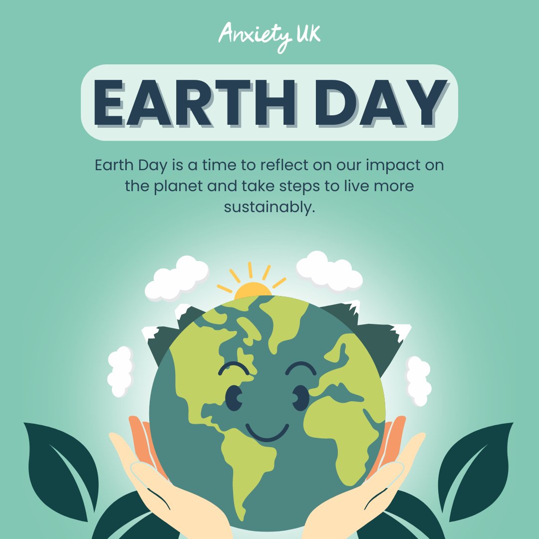 It's Earth Day!

Here at Anxiety UK we support the environment in a variety of ways, from planting a tree for each new fundraiser to running the charity in an energy conscious way. See here for more details on how we contribute to environmental support:

anxietyuk.org.uk/environment/
