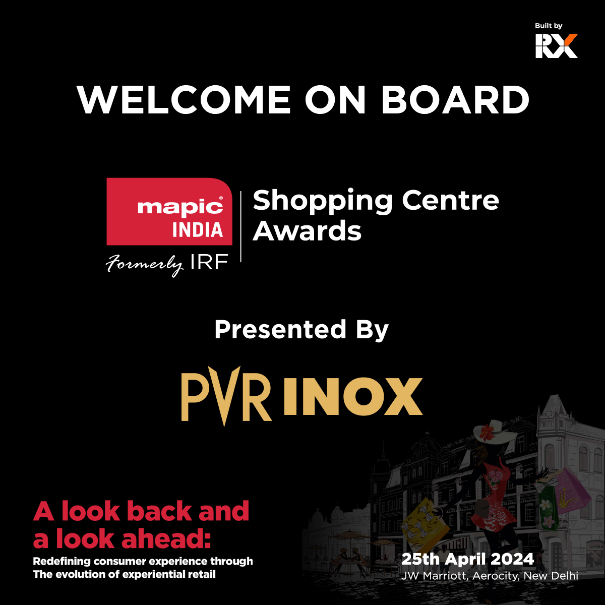 We are delighted to welcome onboard ''PVR INOX'' as our valued ''𝐏𝐫𝐞𝐬𝐞𝐧𝐭𝐞𝐝 𝐁𝐲 𝐏𝐚𝐫𝐭𝐧𝐞𝐫'' at the upcoming MAPIC India 𝐒𝐡𝐨𝐩𝐩𝐢𝐧𝐠 𝐂𝐞𝐧𝐭𝐫𝐞 𝐑𝐞𝐭𝐚𝐢𝐥 𝐒𝐮𝐦𝐦𝐢𝐭 𝐚𝐧𝐝 𝐀𝐰𝐚𝐫𝐝𝐬

#Mapic2024 #Conferences #Exhibitions #Networking #Awards #Delegates