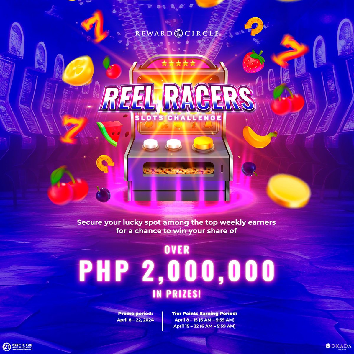 Congratulations to all the winners of Reel Racers: Slots Challenge who collectively won over PHP 2 million in prizes from April 8 to 22! Big thanks to everyone who joined the challenge! Keep an eye out for more exciting promos and offers coming your way.