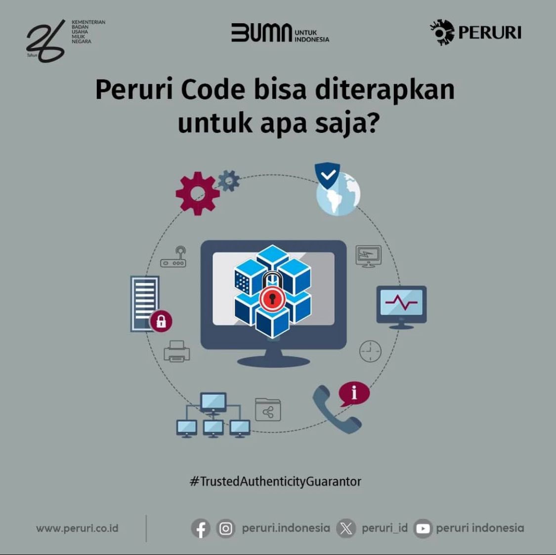 riereyey's tweet photo. Peruri Code adalah kode unik dan serialisasi dari Peruri yang memiliki fitur sekuriti berupa informasi rahasia sebagai media autentikasi dan verifikasi.

#Peruri #Perurindonesia #penjaminkeaslian
#peruripenjaminkeaslian #trustedauthenticityguarantorsince1971 https://t.co/LdLJslLiXZ