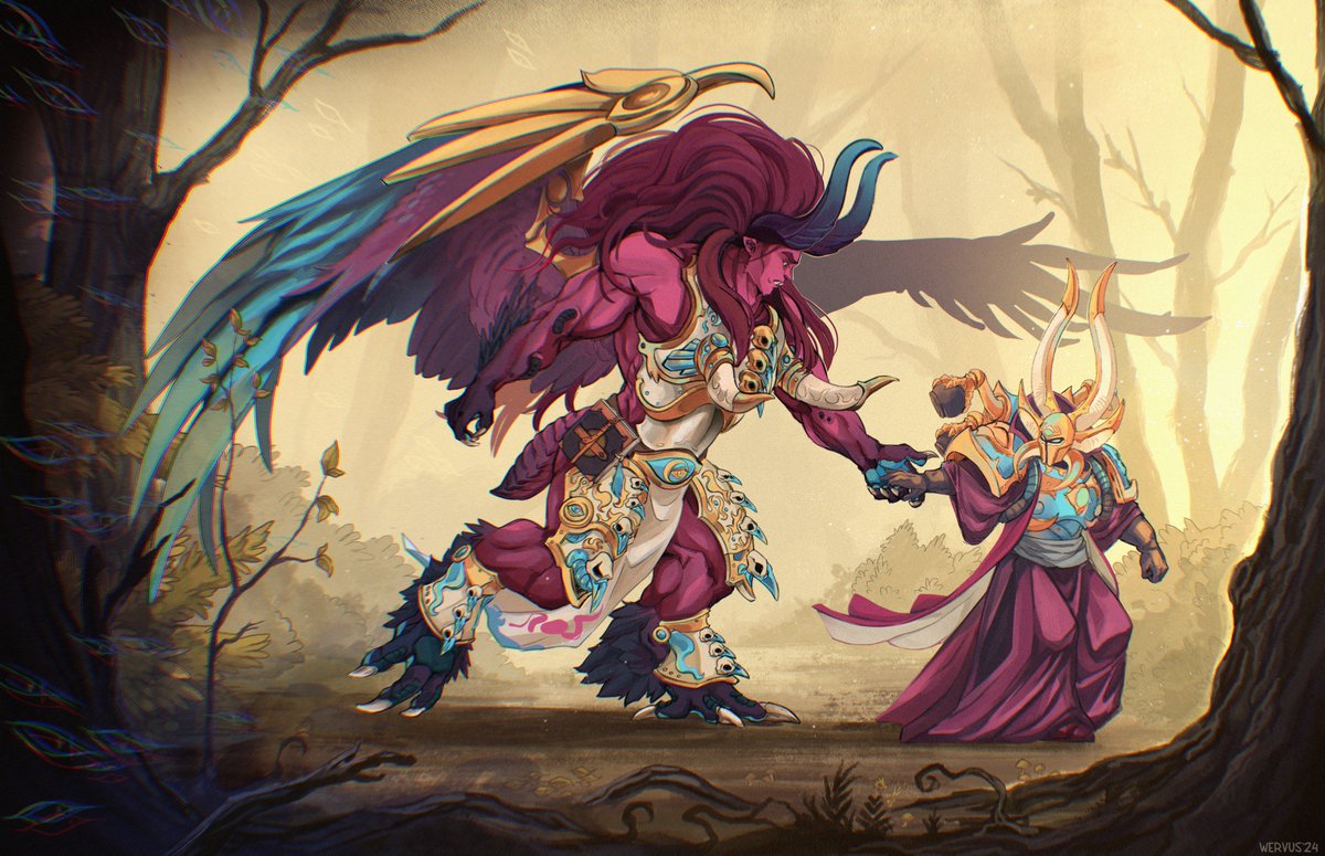 #Warhammer40k

Strangely famliar guide you meet in the woods. Where will he lead you?