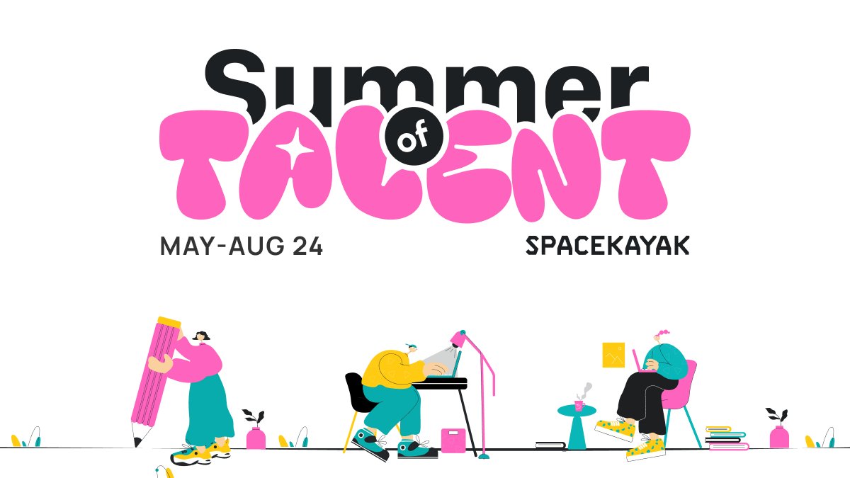 After working with startups for almost a decade, I'm creating an experience, something that I wish I had ten years ago. .@spacekayak 's Summer of Talent At Spacekayak, we believe in the potential of Talent from all corners of India. Our team is a testament to this, with 80% of