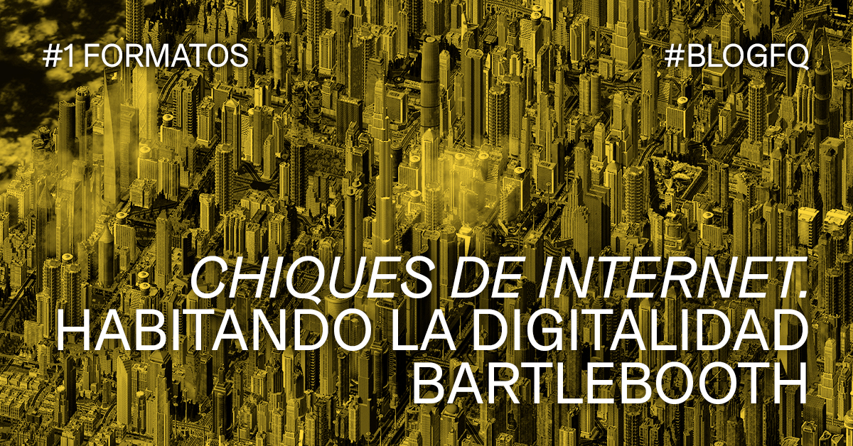 Podríamos caer en la ingenuidad prometeica y pensar que la tecnología y lo virtual van a solucionar todos los problemas del meatspace e imaginar que hay algo en todo ello que nos permite vislumbrar otras formas de entender el mundo. ✍ @bartleboothorg blogfundacion.arquia.es/2024/04/chique…