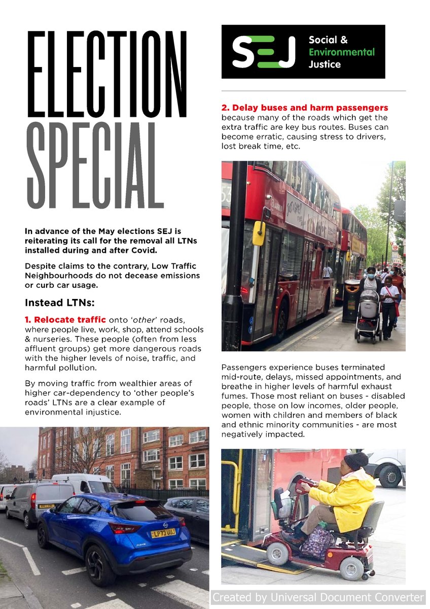 Read our 3 page Election Special focusing on LTNs and calling for the removal all LTNs installed during and after Covid. irp.cdn-website.com/630197fe/files…