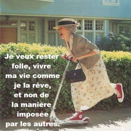 Juste vivre sa vie... 😉
Excellente semaine !