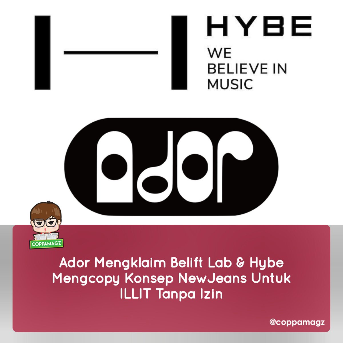 ADOR merilis pernyataan resmi menanggapi audit HYBE

a thread

Intinya aja:
- HYBE ngejanjiin labelnya independen, tapi selama ini ADOR direcokin
- "Hair style, make up, baju, koreo, foto, video, event ILLIT mengcopy NewJeans"
- ILLIT ngopi style NewJeans atas campur tangan HYBE