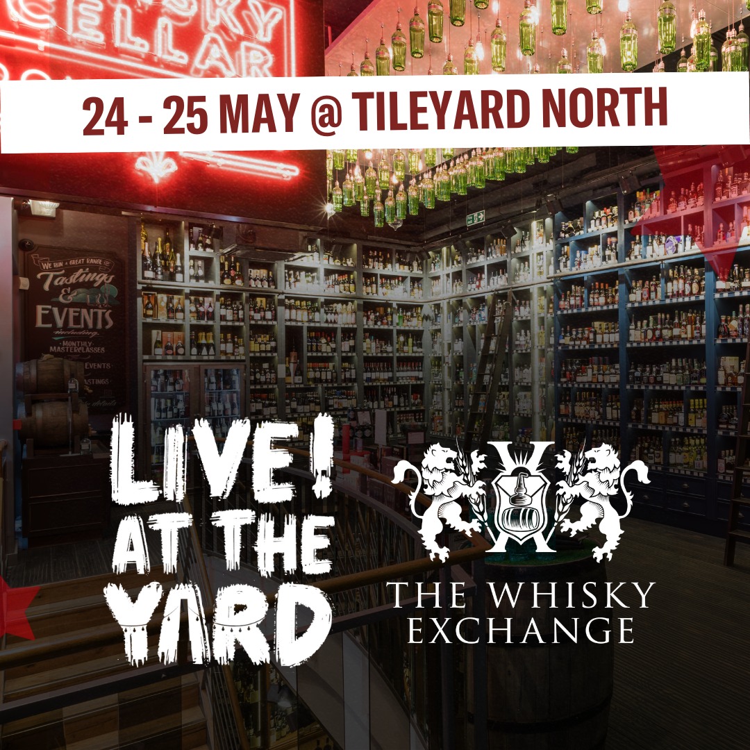 Introducing our partner for LIVE! At The Yard - The Whisky Exchange. They are the world’s leading specialist online retailer for whisky and fine spirits, committed to bringing spirits to life with experiences like no other. ➡️thewhiskyexchange.com 🎟️bit.ly/LIVEATTHEYARD