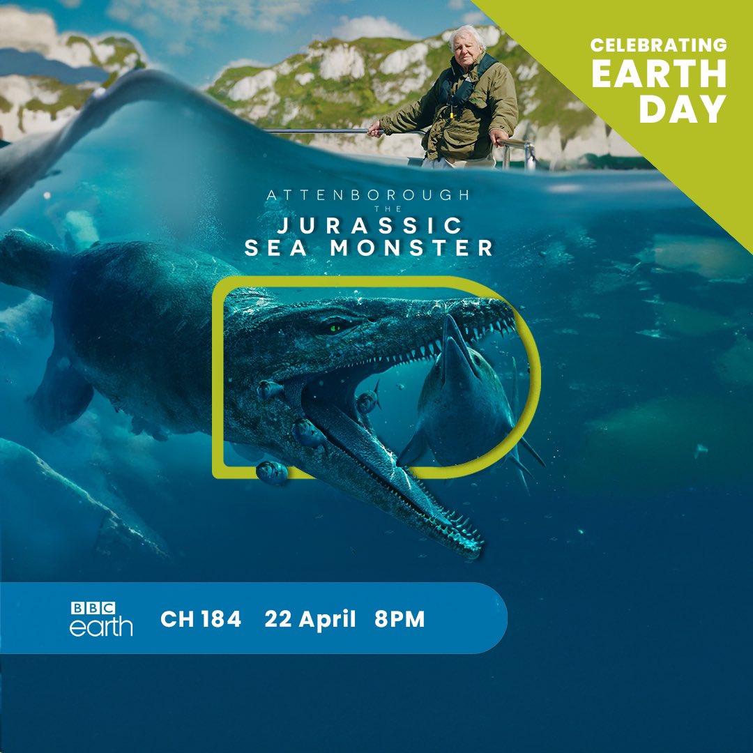 What better way to celebrate #EarthDay than to watch forensic experts excavate a giant Pliosaur skull? 🌍 Stay connected to DStv Premium, and embrace protecting our planet's treasures by watching Attenborough and the Jurassic Sea Monster.