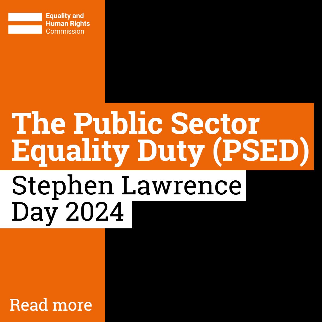 Following the murder of Stephen Lawrence on this day in 1993, it was clear a radical rethink was needed to address discrimination and racism in Britain. Learn more about the Public Sector Equality Duty here: orlo.uk/Tc02L #StephenLawrenceDay