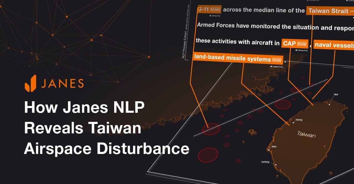 In this demo of Janes Intara we show how by using Janes interconnected foundational intelligence and NLP capability our analysts monitored the movement of aircraft from the PLA over a two year period. #PLA #Taiwan #OSINT hubs.la/Q02tzR-v0