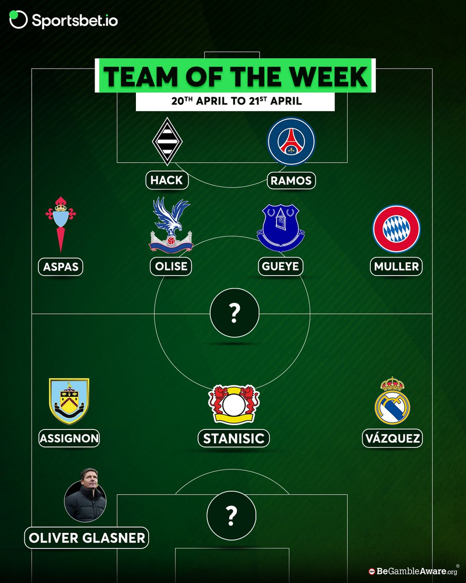 Score-sational! ⚽ Dive into the game and tell us which CDM and goalkeeper duo will make the spine of the #Sportsbetio’s Team Of The Week stronger.