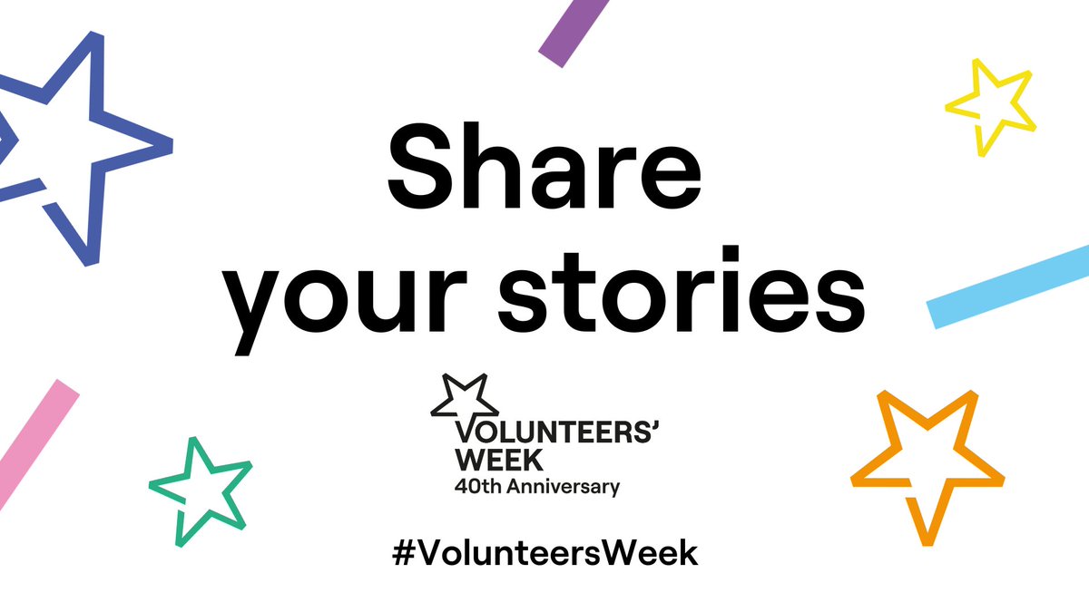 We would love to hear how volunteering has impacted your life. Maybe you're celebrating 40yrs of volunteering or you've just started or maybe you've been at the receiving end of support from a volunteer and you'd like to tell us how they've helped and say thank you. 1/2