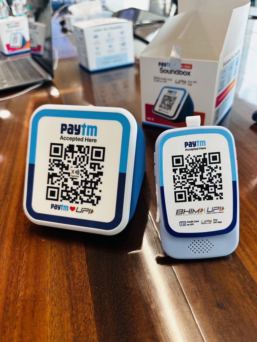 Our new device launches. Proud moment for us to launch fully designed and Made in India #Paytm Soundbox ! 🇮🇳🚀