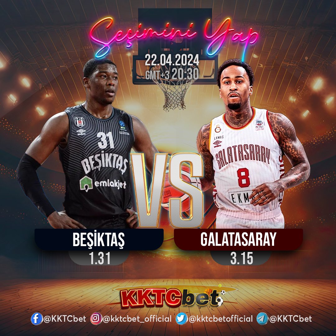 Seçimini Yap! Beşiktaş - Galatasaray - Favorin Kim? #followus #kazan #matchday #win #favorite #match #gameday #basketballneverstops #basketballplayer #basketballgame #basketball #basketballseason #basketballislife #basketballtime #baseballislife #beşiktaş #galatasaray