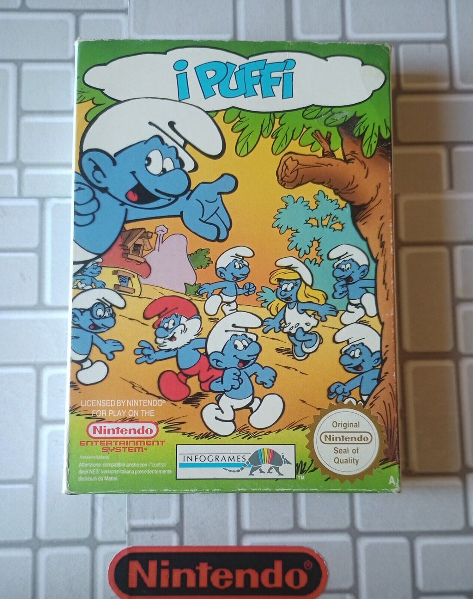Gamescollection's tweet photo. https://t.co/RMrKA3rbBY
I Puffi - PAL A 🇪🇺🇮🇹
Nintendo NES
#Auction
#adv #inpartnershipwithebay #ipuffi #nintendo #nes #thesmurfs #retrogame #retrogamer #retrogaming #ebay #8bit https://t.co/A1rgmH0Mig