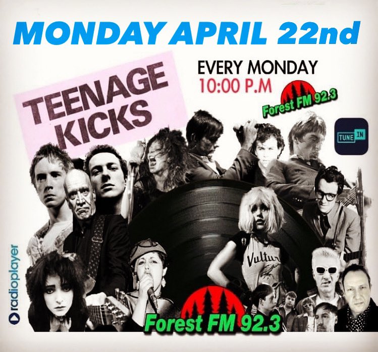 Tonight 22/4/24 🇬🇧 dig #tkforestfm @ForestFM radio show 📻🎙️🎶
Feat @StranglersSite @JoeStrummer @weddingpresent @softcellhq @LiaisonBand @BoyHarsher @NELLUSTAR1 #reducedband #chalk @Bunnymen plus more stream 10pm @ forestfm.co.uk/radioplayer/co… 🎶📻🎙️🙏🏻 please RT