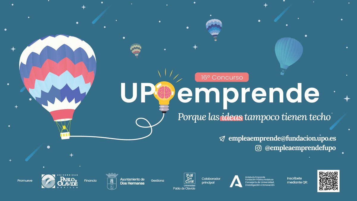 ¿Conoces ya las categorías y premios del concurso #UPOemprende? 
Aquí 👉 acortar.link/e4DEUd puedes encontrar toda la información y además realizar tu inscripción.
<a href="/empleaemprende/">empleaemprendefupo</a> <a href="/pablodeolavide/">Pablo de Olavide</a> <a href="/aemprende/">Andalucía Emprende</a>