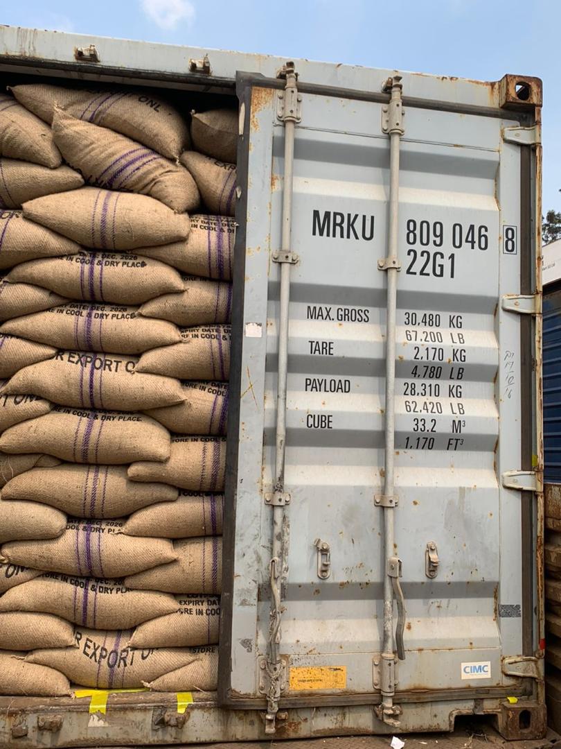 Our Company exported two containers of coffee to Dubai, United Arab Emirates earlier this month. Emmwanyi Terimba campaign, kicked off in 2016, is advancing day by day. We encourage farmers to grow more coffee to push this agenda. @BugandaOfficial @CoffeeUganda