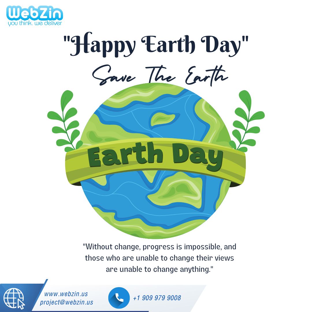 Let's come together to plant hope, nurture nature, and foster a greener, cleaner world. Our collective actions today shape the future for generations to come. Join us in making every day Earth Day! #EarthDay #WebzinInc