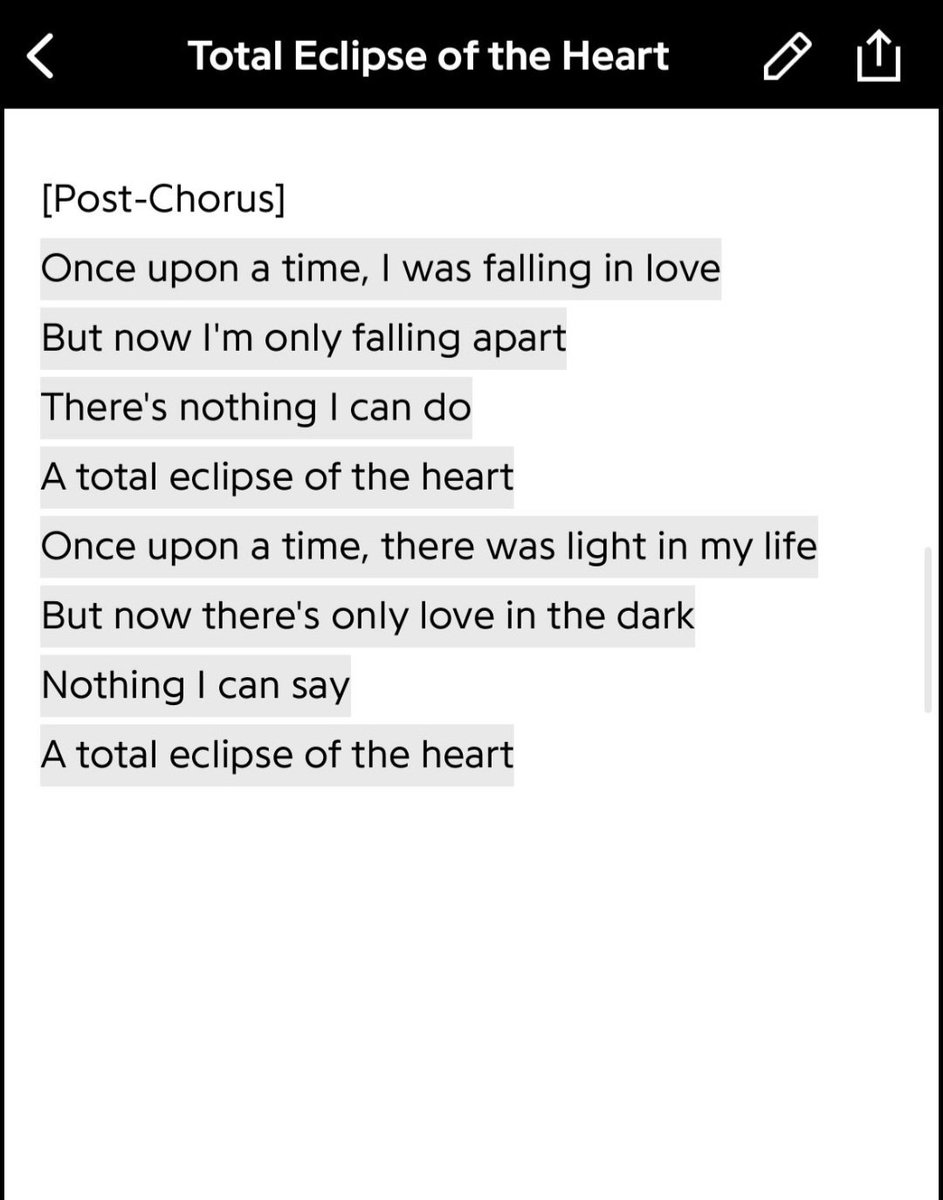 OMGG! Louis 'denial' interview!!!!!!!! 'There's nothing I can do, there's nothing I can say' are literal lyrics from Total eclipse of the heart!!!!!!! And intentionally released on eclipse day! And talks about love in the dark on the very same verse!! And he says it twice!!