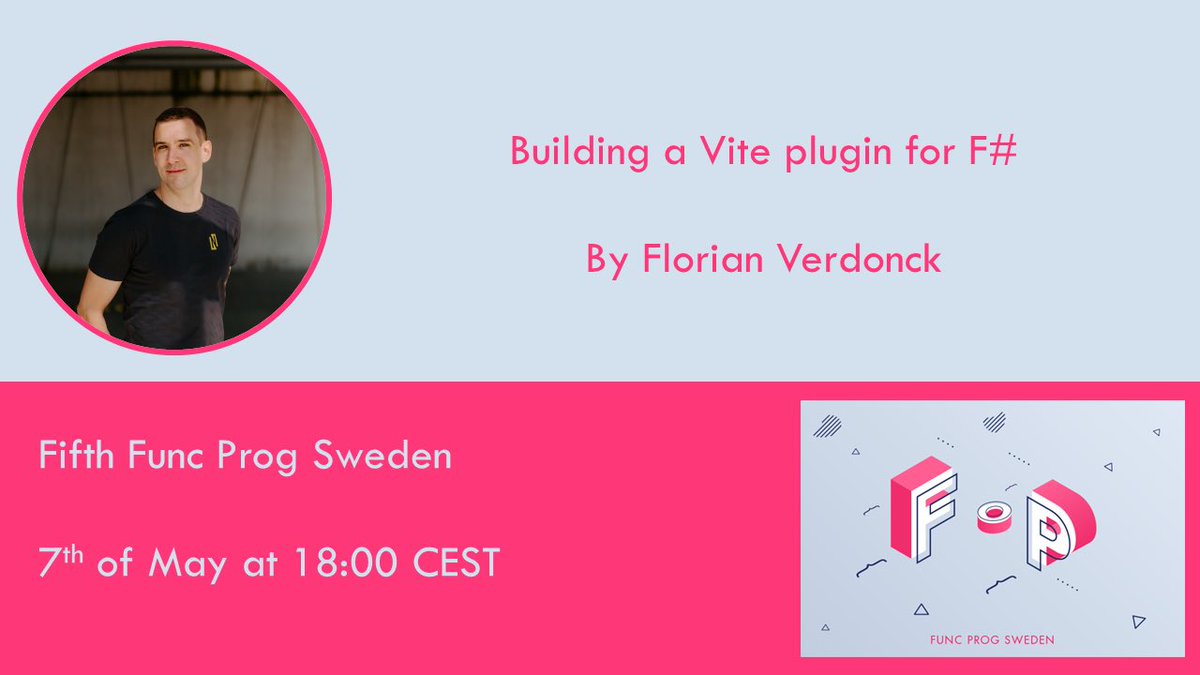 magnus_sedlacek's tweet image. Building a Vite plugin for F# by @verdonckflorian at Func Prog Sweden
Register for free and read more at: meetup.com/func-prog-swed…
And you can join from anywhere as we are live streaming.
#funcprogsweden #functionalprogramming #fsharp