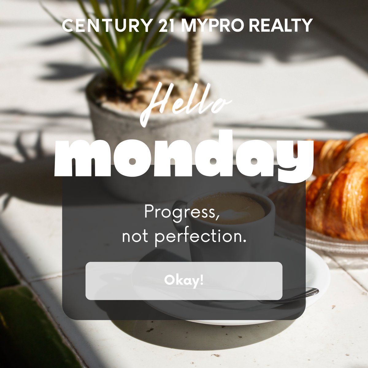 🌟 Monday Motivation 🌟

✨ 'Progress, not perfection' 🌱

#TorontoRealEstate #TorontoHomes #TorontoRealtor #TorontoProperties #GTARealEstate #TorontoLiving #TorontoCommunity #TorontoEvents #RealEstateLife #HomeBuying #PropertyInvestment