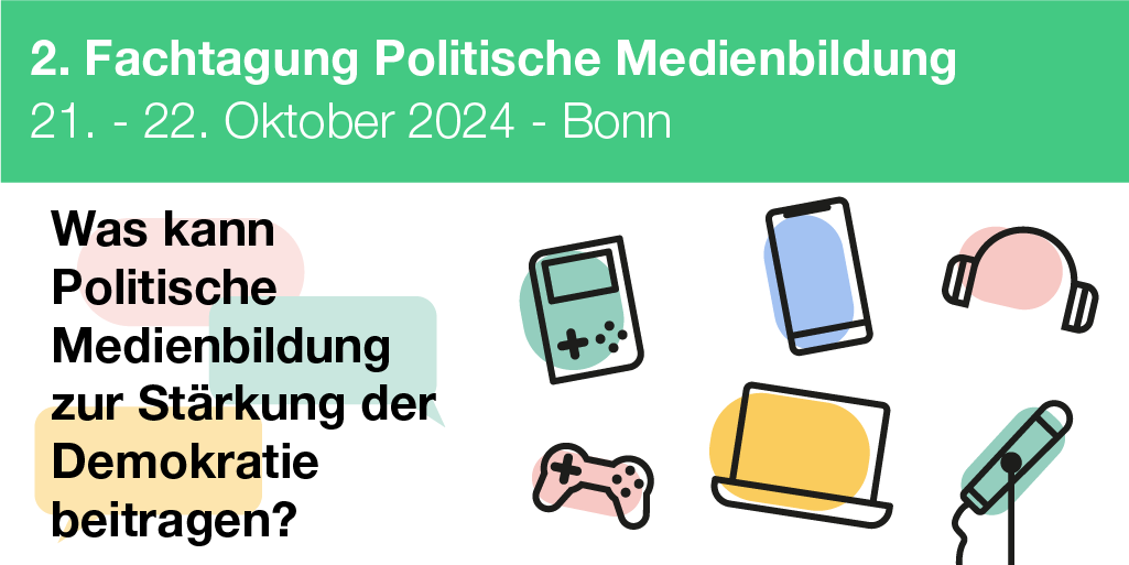 Was kann Politische Medienbildung zur Stärkung der Demokratie beitragen?
Jetzt zur zweiten, bundesweiten Fachtagung #PolitischeMedienbildung am 21. bis 22. Oktober 2024 in #Bonn anmelden und/oder einen eigenen #Workshop anbieten. Weitere Infos unter: bpb.de/veranstaltunge…