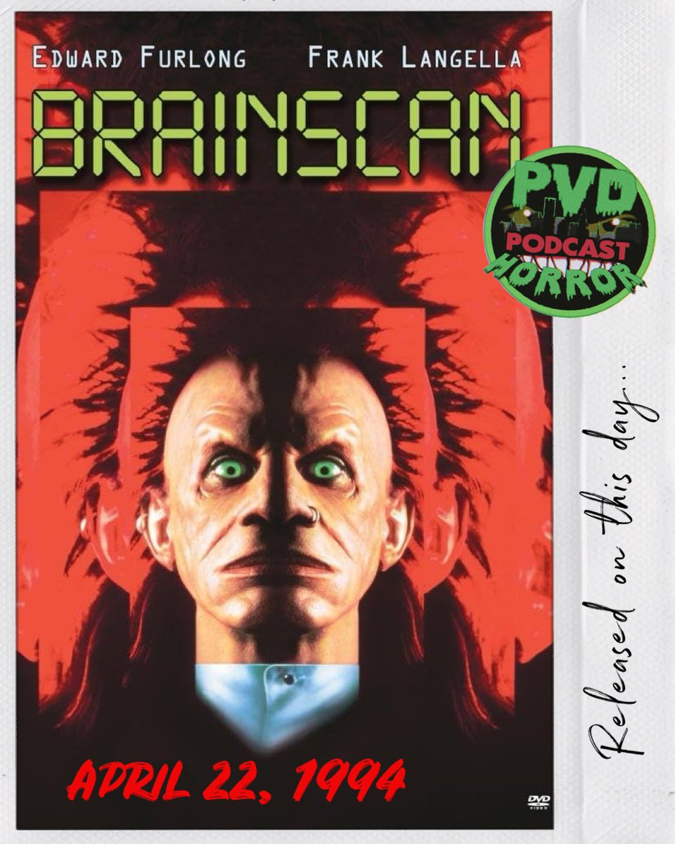 PvdHorror's tweet image. Released on this day in 1994: Brainscan 

#releasedate #brainscan #edwardfurlong