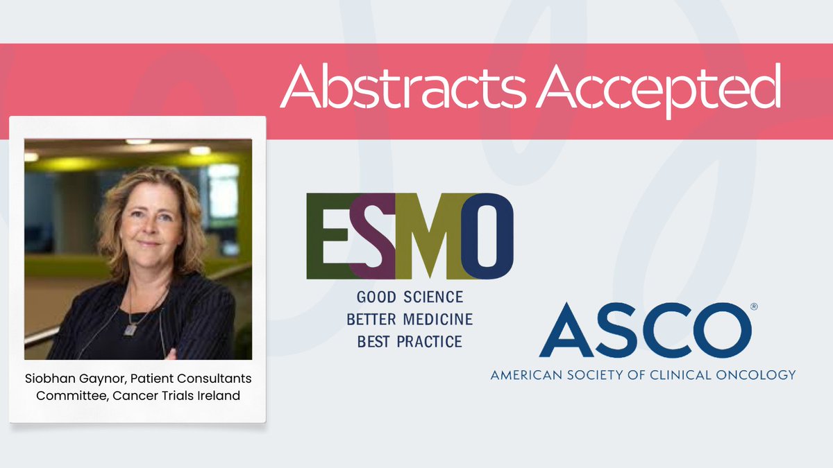 Abstracts based on the Metastatic #BreastCancer survey have been selected for presentation by @ASCO and @myESMO! Congrats, @SiobhanGaynor, @yvonneo_meara, @drRachelJKeogh, @CathWeadick and all involved! 👏 @Seamusoreilly18 @franduane1 #ASCO2024 #ESMO24