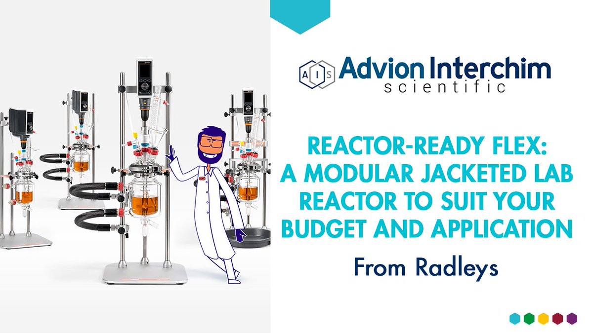Meet Reactor-Ready Flex, a modular jacketed lab reactor system that accepts vessels from 100 ml to 5 liters in minutes. Learn how Reactor-Ready Flex can save you time, space & money: youtu.be/2faIUlGqBps #scaleupchemistry #realtimechem #processchemistry #organicchemistry