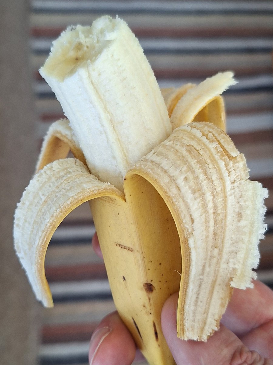 The exact point in a banana that I always remember I don't like bananas very much.