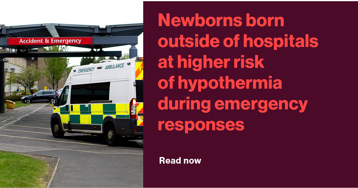 Emergency services call handlers and paramedics have improved their working practices in response to findings from UWE Bristol research into out-of-hospital births. We endorse every improvement made to NHS maternity services in the UK. Find out more: bit.ly/3vRgPq4