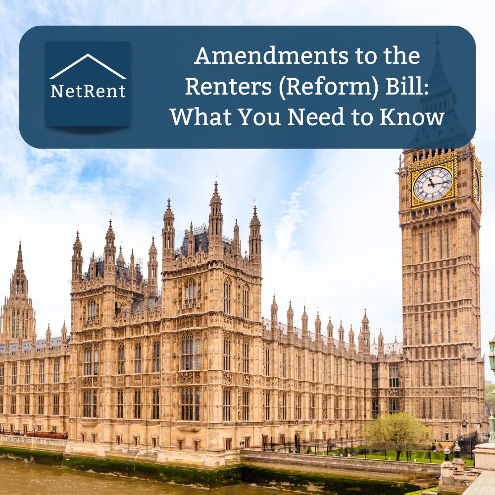 AMENDMENTS TO THE RENTERS (REFORM) BILL: WHAT YOU NEED TO KNOW

Read the article: netrent.co.uk/2024/04/22/ame…

#Landlords #Tenants #Property #PropertyManagement #Investors #LettingAgents #Housing #Investment