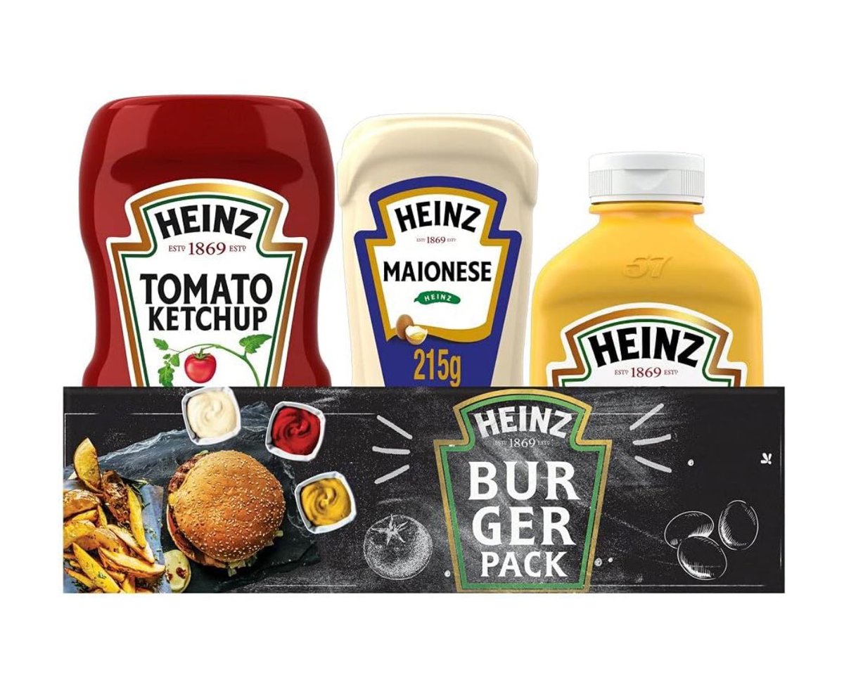 #Promoção #AmazonAppDay Heinz Ketchup Mostarda E Maionese Heinz Pack

De 35,99
💸 Por 29,38

Compre aqui:
rstyle.me/+vAvi8ZLI5yx-2…