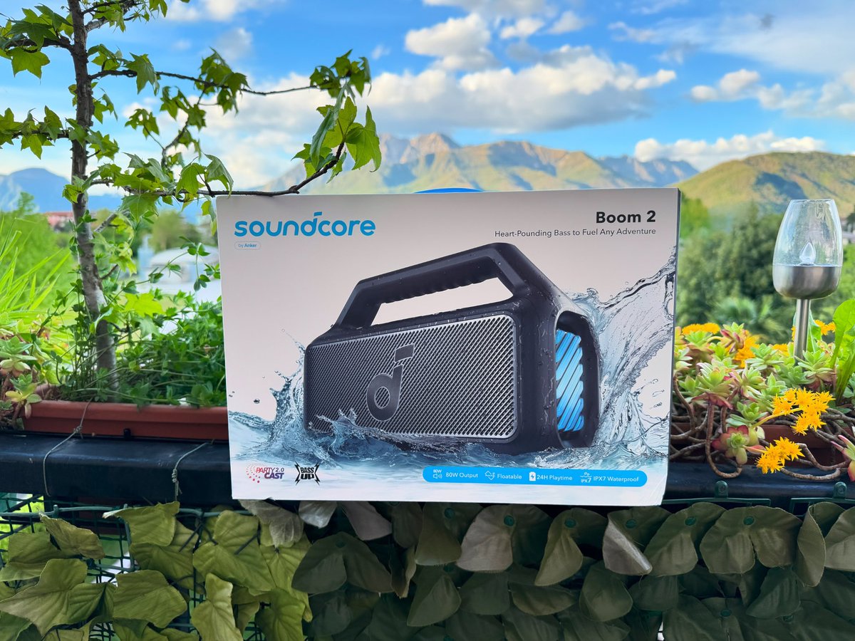 MikyAncona's tweet photo. Nuovo arrivo ! Grazie a @soundcoreaudio proviamo il bellissimo speaker Bluetooth BOOM 2 ! 
Acquistalo qui :https://t.co/SXGAdP9Qm4
https://t.co/6vdlPT0pbZ 
#soundcore #anker #boom #boom2 #speaker #soundcoreboom2 #mikyancona #bass #megabass #tech https://t.co/oBM15rtSDR