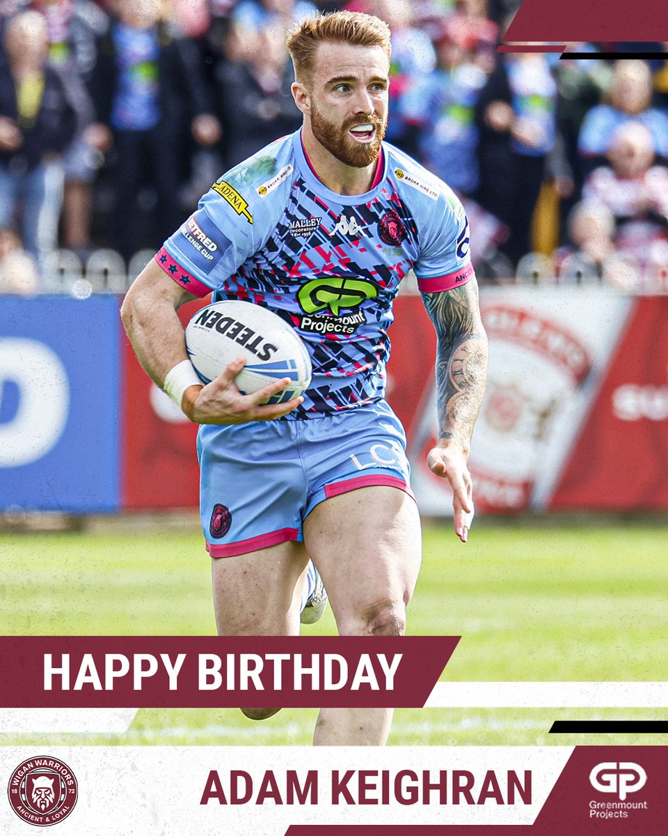 🥳 Happy Birthday to Warriors centre, Adam Keighran! #WWRL