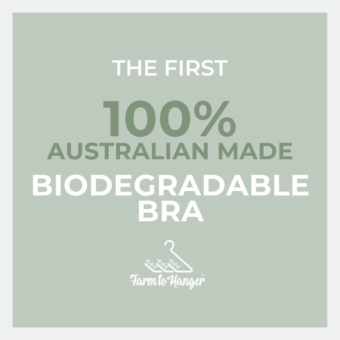 When we designed our Comfy Curves Bra, our mission was to create the first 100% Australian Made Biodegradable Bra. And in that mission we succeeded 😉 
Locally sourced materials come together in our Daylesford workshop to bring you a comfortable, fully biodegradable bra 😍