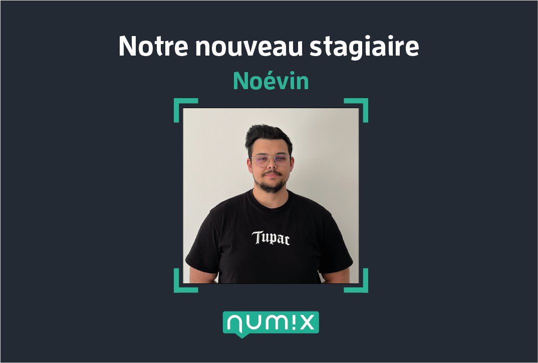 Bienvenue Noévin au sein de la #TeamNumix. Il nous rejoint pour finaliser son bachelor en dev de jeux vidéo ! Habitué à #Unity & #Unreal, il affine ses compétences en #VR avec nous. Après, cap sur un master en dev #VR. Ravi de t'accompagner, Noévin !#Stage #RealiteVirtuelle
