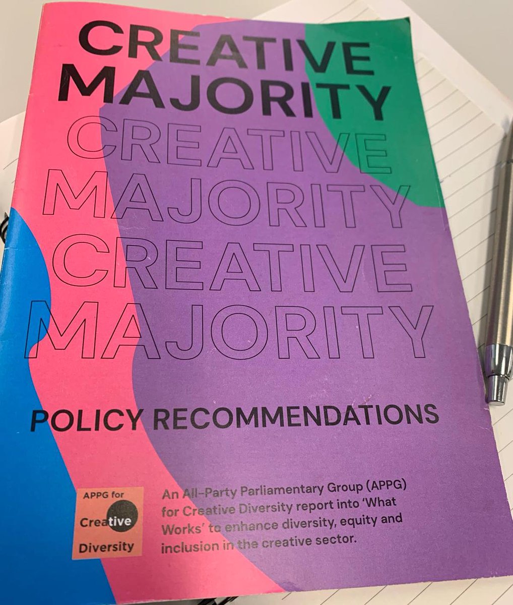 @DrDaveOBrien took part in a round table sharing important highlights from the @DiversityAPPG report, thinking through current challenges in supporting equity, diversity and inclusion in creative education and possible future directions