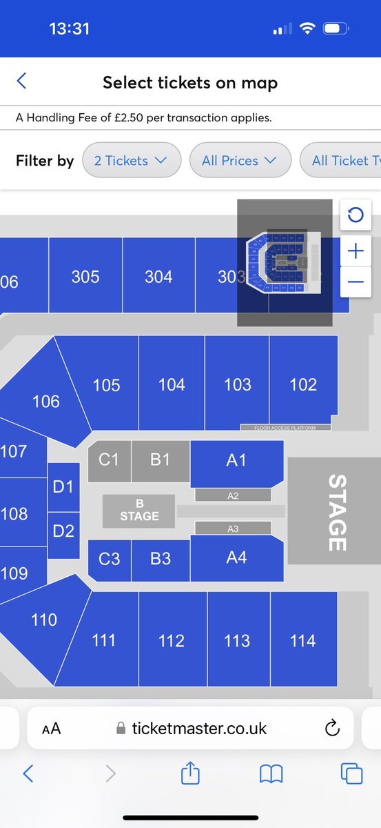 @TicketmasterUK @takethat @TheCoopLive @SJMConcerts I bought block A3 as pictured and you have moved me to the very edge of A4 these are not the same level of seats. Why will no one help?? #missold #poorcustomerservice this is totally mis-selling the customer