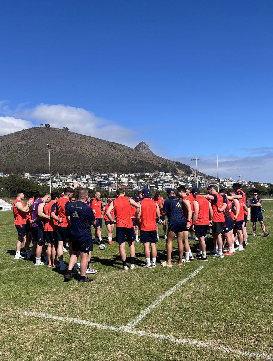 Training week 2️⃣ underway in South Africa ☀️ #LIOvMUN #MunsterInSA 🇿🇦 #SUAF 🔴