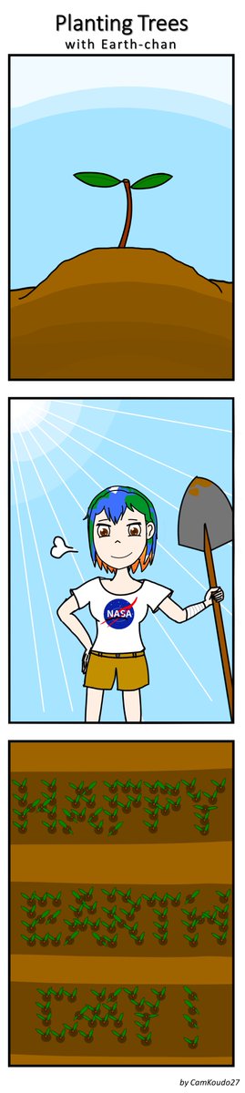 It's Earth Day! Time to post some old art of Earth-chan 😊🌍
#EarthDay2024 #earthchan