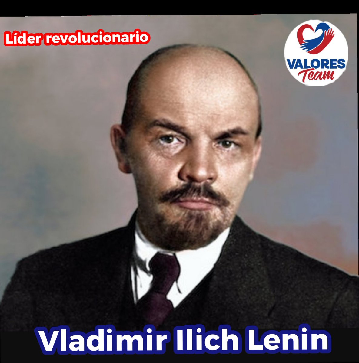 🗣️ #Cuba 🇨🇺 Vladimir Ilich Lenin, fundador del Partido Comunista de la Unión Soviética. 👉 Hombre de pensamiento y de acción, su legado se convirtió en un tesoro para la humanidad, abogaba por la lucha de clases y la abolición del sistema capitalista. #ValoresTeam 🕊️