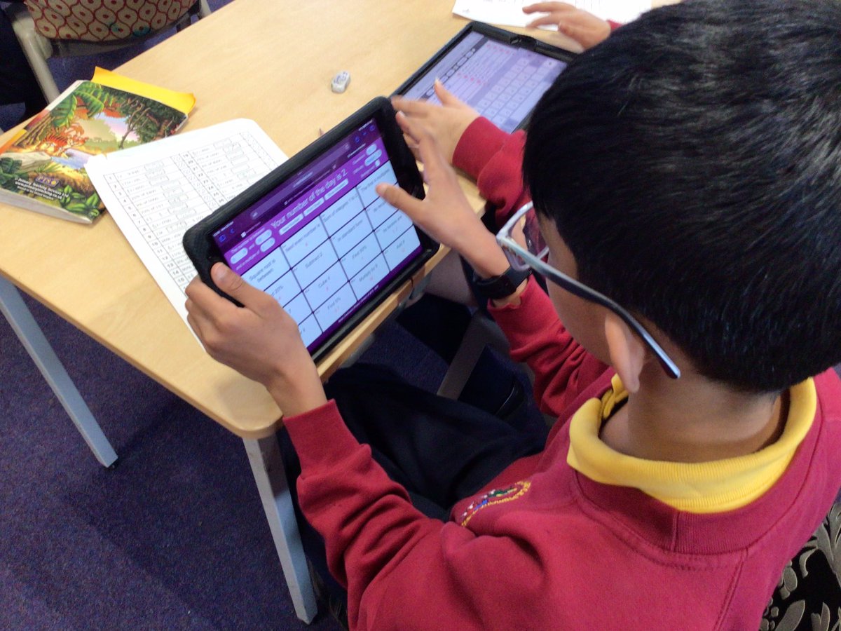 MrCStJames's tweet photo. The children in @StJamesYear6 really enjoy using #mathsbot when they have few minutes! @StudyMaths @StJamesChorley https://t.co/lFIxPdyExQ