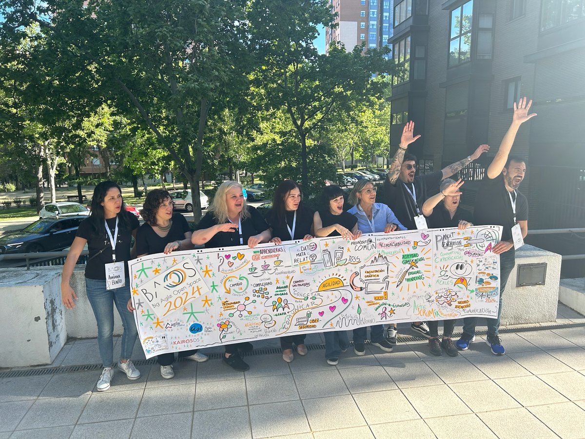 WeAreKairos_'s tweet image. 🙌 ¡Gracias @bigagileos por elegirnos un año más! 🎊

💫 Este sábado tuvo lugar en nuestras oficinas #BAOS2024. ¡Agilistas de diferentes empresas, puntos de España e incluso países sacaron conclusiones muy útiles para todos!

Fue una suerte poder se parte de ello. 🧡