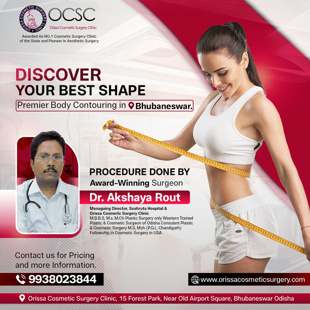 Dr. Akshaya Rout, with his unmatched skills and international acclaim, offers transformative body contouring tailored just for you.👩‍⚕️
☎️+91 73814 43344  | +91 9437003544 orissacosmeticsurgery.com/body-contourin…

#BeautyRevolution #ExpertCare #OdishaCosmeticClinic #ShapeTheFuture